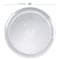 Smarty Had A Party 16" Clear Pavilion Round Disposable Plastic Trays (24 Trays), 24PK 2674-CASE - alternate 3